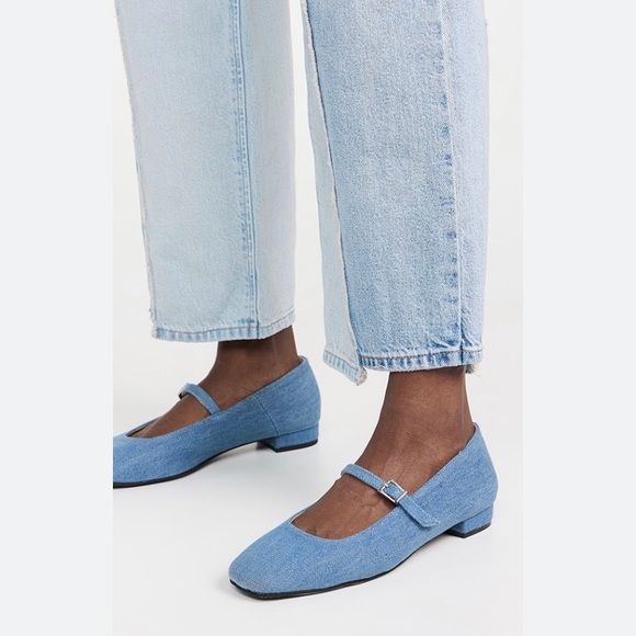 ALOHAS Shoes - ALOHAS Por Do Sol - Blue Denim Ballet Pumps